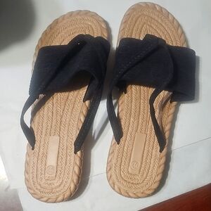Black and Tan Women's Sandals NWOT